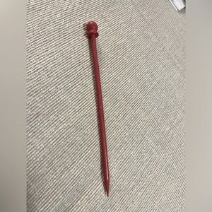 Red Extra Long Hair Stick